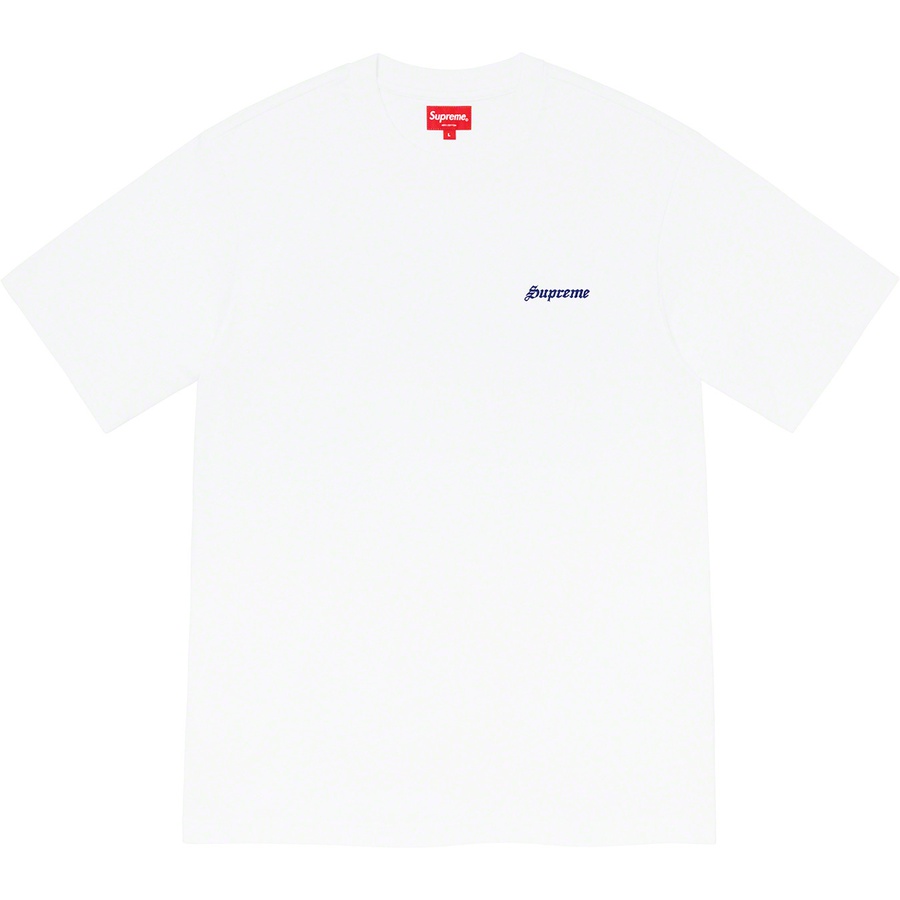 Details on Washed S S Tee White from fall winter
                                                    2020 (Price is $58)