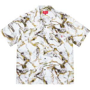 supreme marble silk shirt