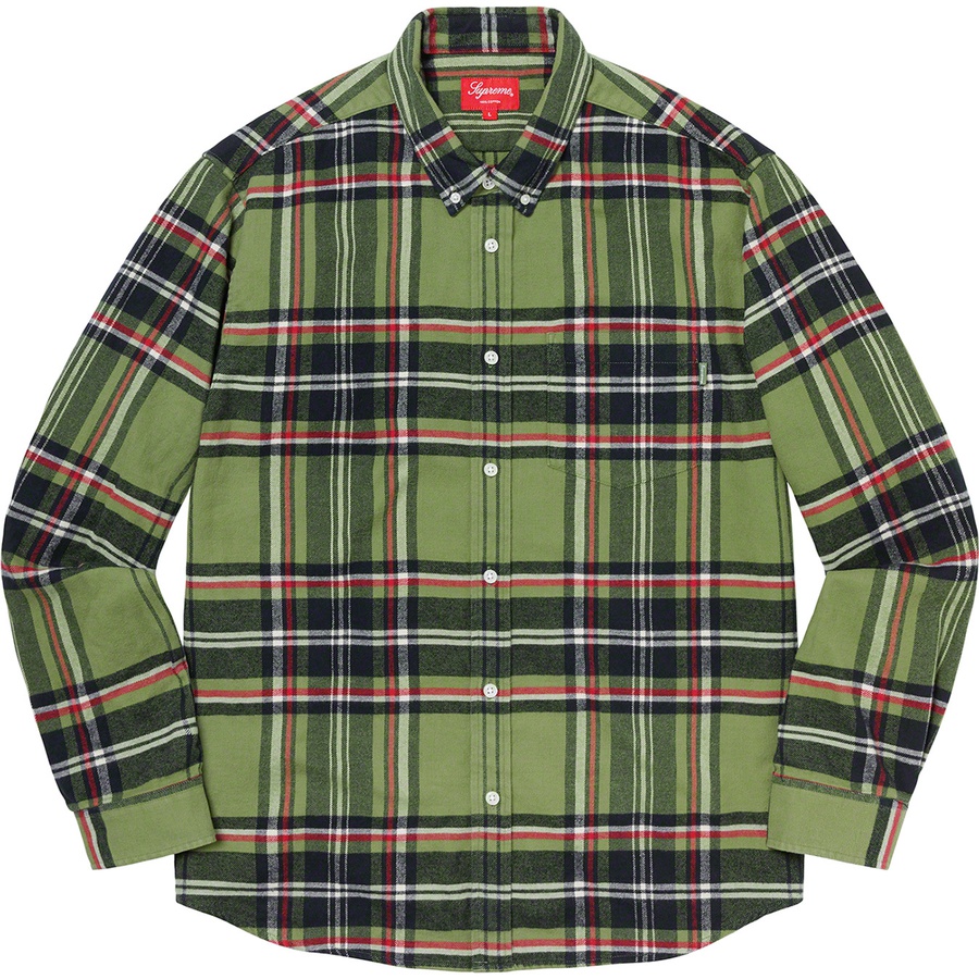 Details on Tartan Flannel Shirt Green from fall winter
                                                    2020 (Price is $128)