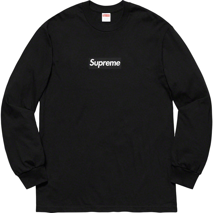 Details on Box Logo L S Tee Black from fall winter
                                                    2020 (Price is $48)