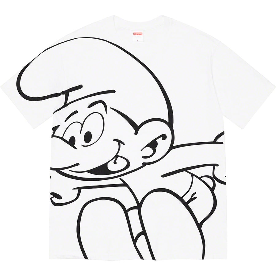 Details on Supreme Smurfs™ Tee White from fall winter
                                                    2020 (Price is $48)
