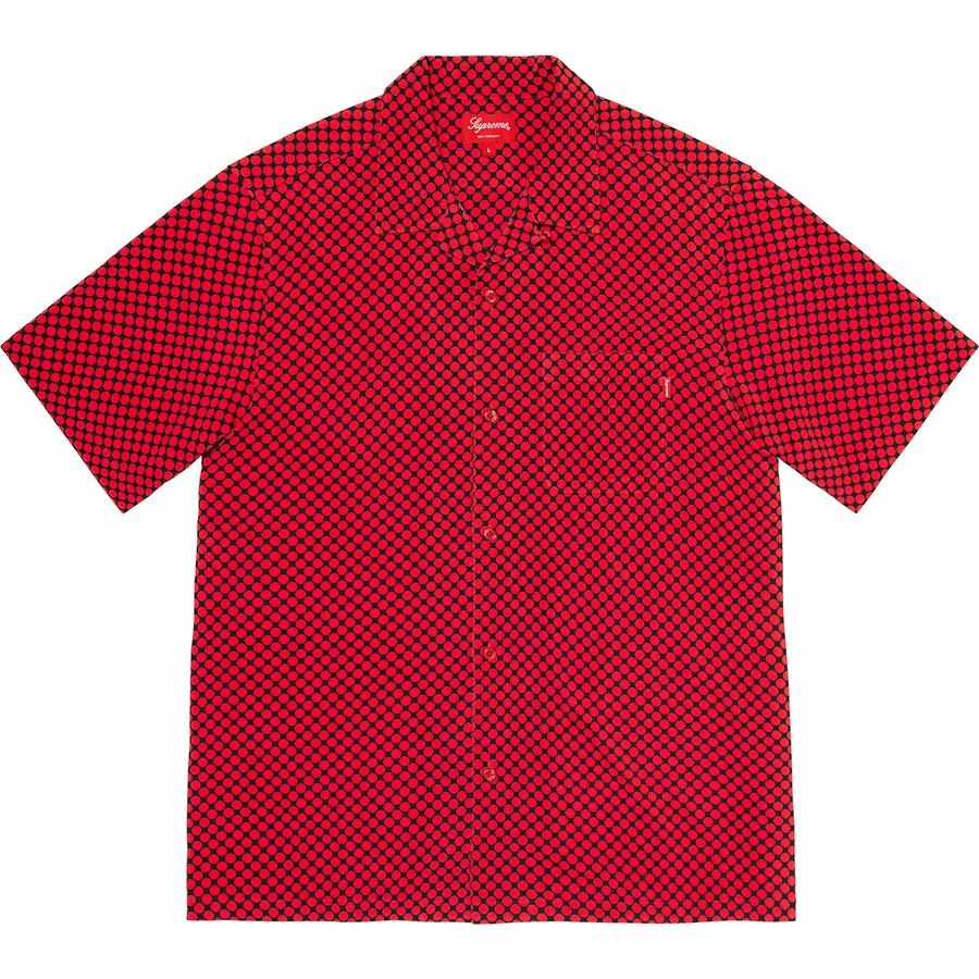 Details on Compact Dot Rayon S S Shirt Red from fall winter
                                                    2020 (Price is $128)