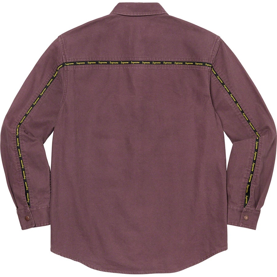 Details on Logo Taping Work Shirt Dusty Purple from fall winter
                                                    2020 (Price is $138)