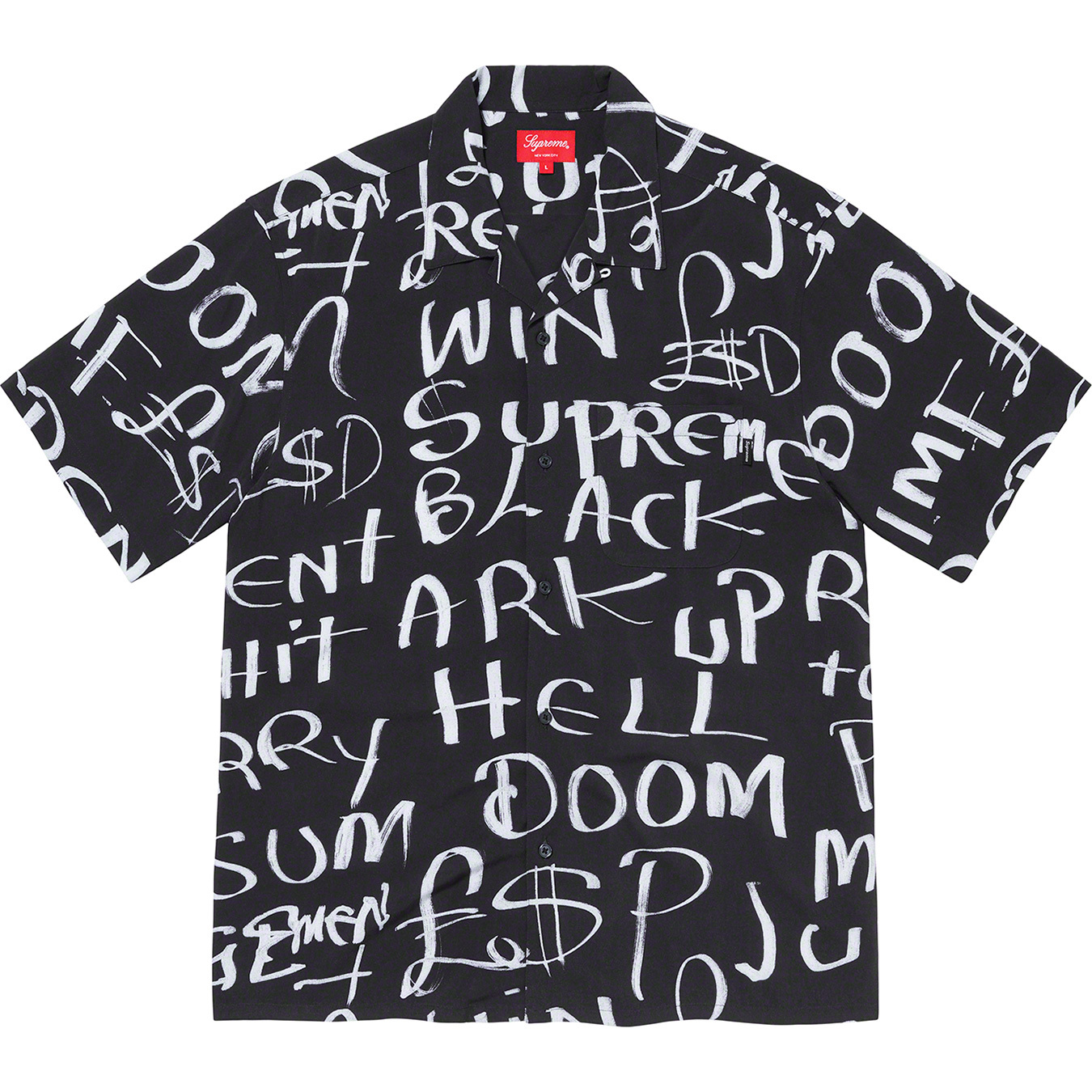 Black Ark Rayon S S Shirt - fall winter 2020 - Supreme