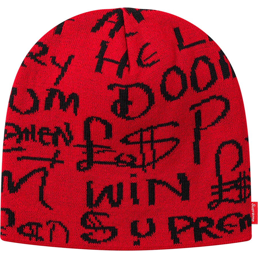 Details on Black Ark Beanie Red from fall winter
                                                    2020 (Price is $36)