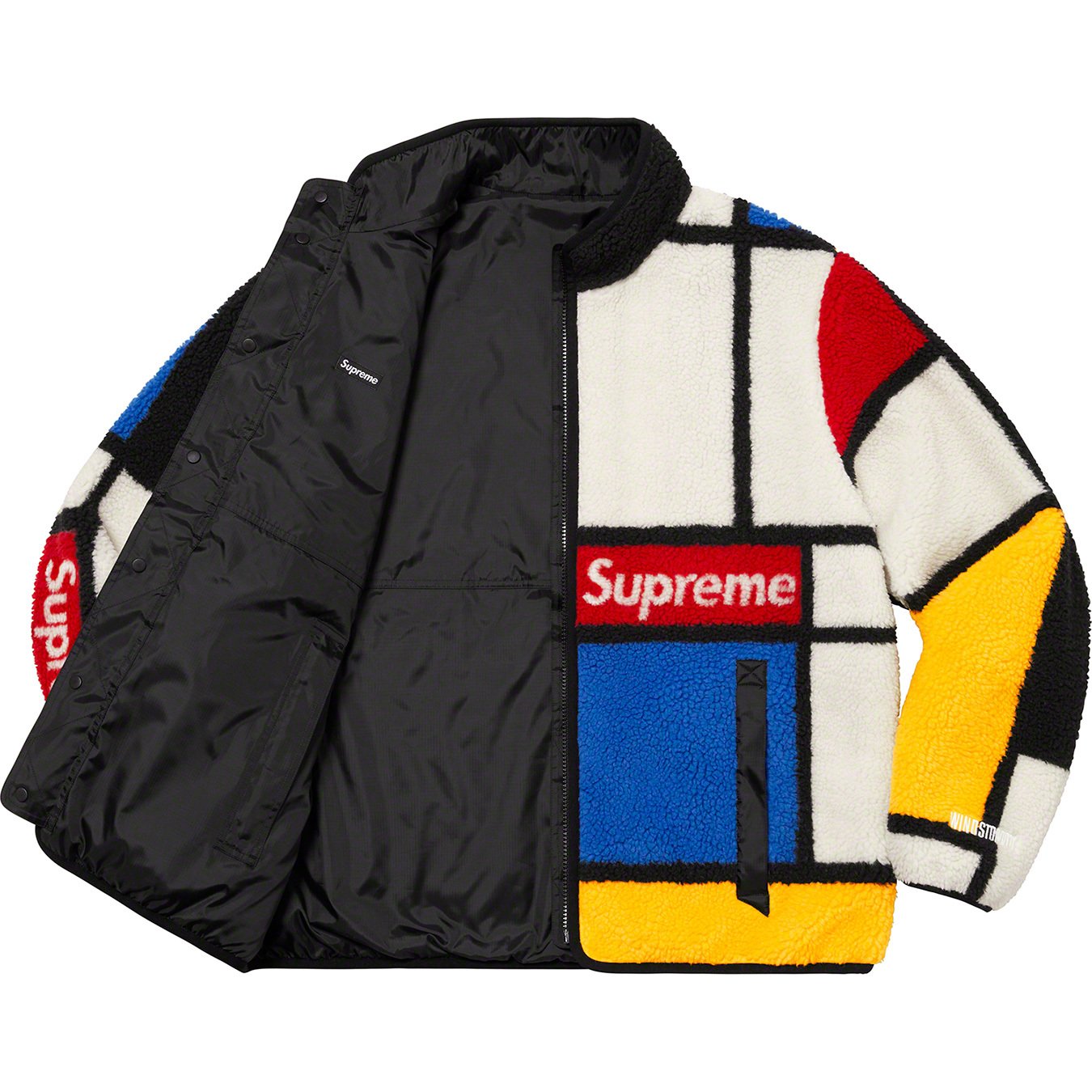 supreme Reversible Fleece Jacket