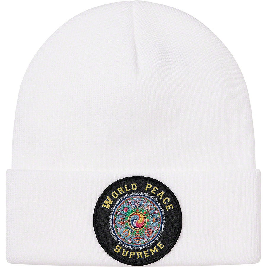 Details on World Peace Beanie White from fall winter
                                                    2020 (Price is $36)