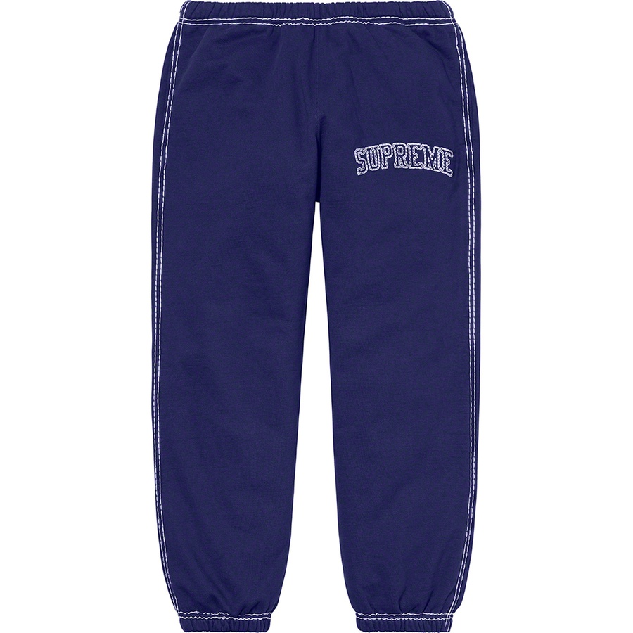 Details on Big Stitch Sweatpant Dark Royal from fall winter
                                                    2020 (Price is $148)