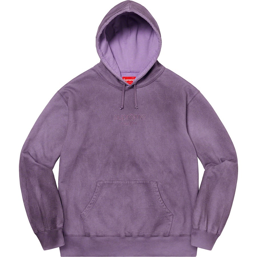 Details on Spray Hooded Sweatshirt Violet from fall winter
                                                    2020 (Price is $158)