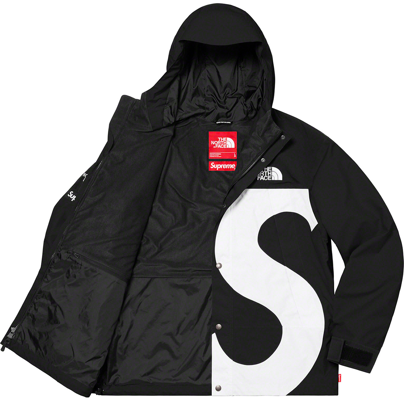 Supreme x The North Face S Logo Mountain Jacket 'Black' for Sale