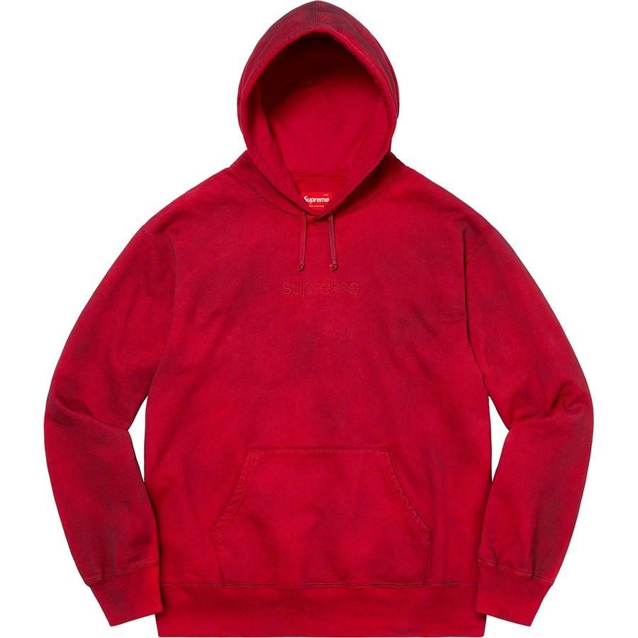 Details on Spray Hooded Sweatshirt Red from fall winter
                                                    2020 (Price is $158)
