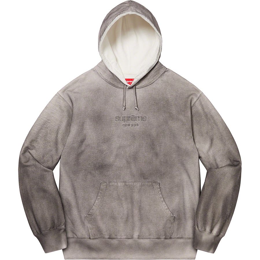 Details on Spray Hooded Sweatshirt White from fall winter
                                                    2020 (Price is $158)
