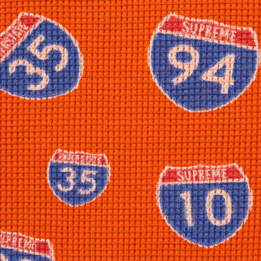 Details on Interstate Waffle Thermal Orange from fall winter
                                                    2020 (Price is $98)