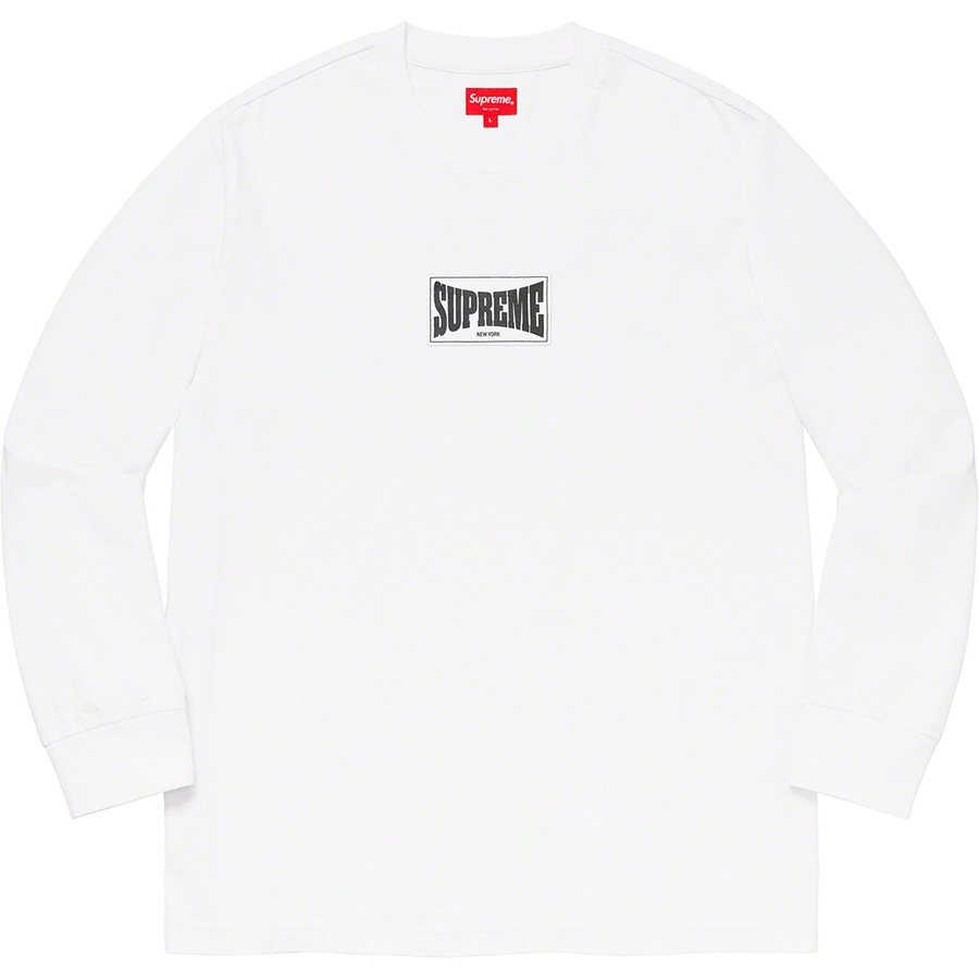 Details on Woven Label L S Top White from fall winter
                                                    2020 (Price is $68)