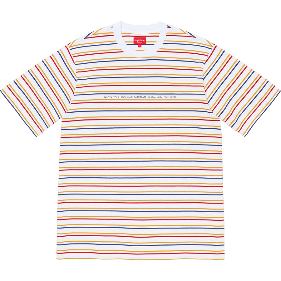 Details on Stati Uniti Stripe S S Top White from fall winter
                                                    2020 (Price is $88)