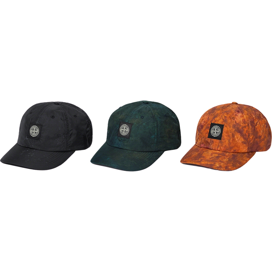 Details on Supreme Stone Island Nylon 6-Panel from fall winter
                                            2020 (Price is $66)