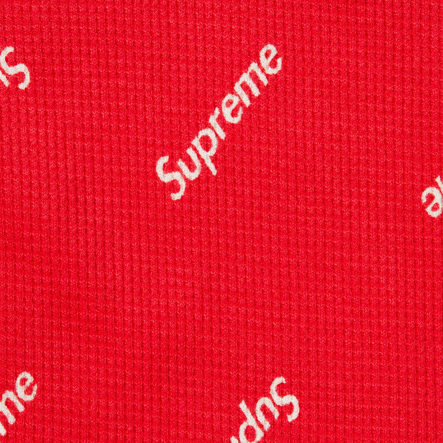 Details on Supreme Hanes Thermal Pant (1 Pack) Red Logos from fall winter
                                                    2020 (Price is $26)