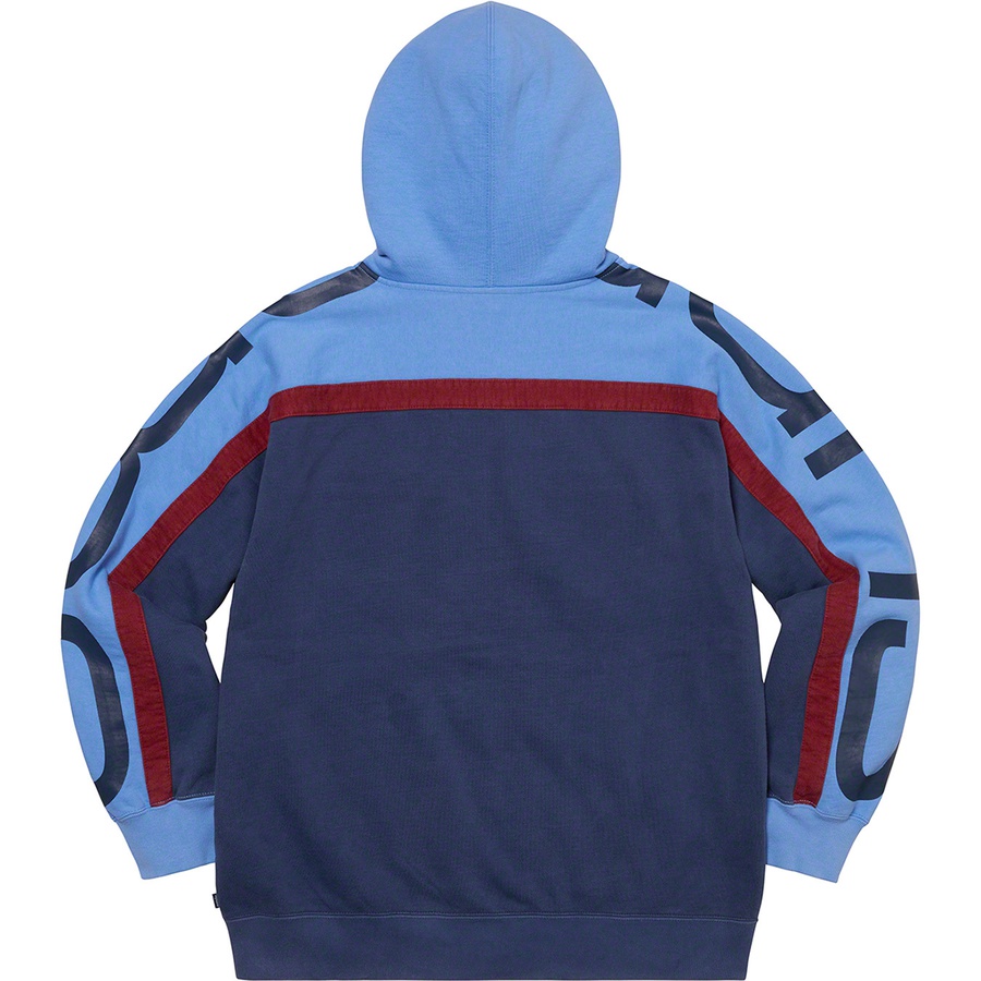 Big Logo Paneled Zip Up Hooded Sweatshirt - fall winter 2020 - Supreme