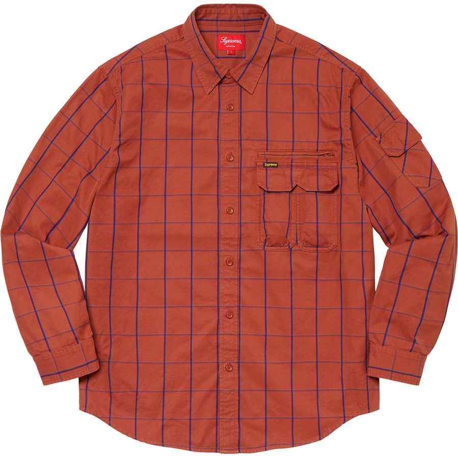 Details on Twill Multi Pocket Shirt Copper Plaid from fall winter
                                                    2020 (Price is $138)