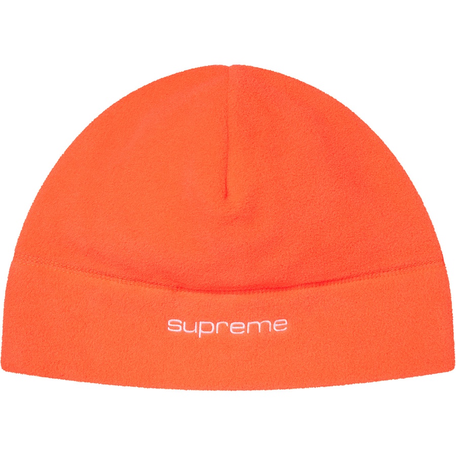 Details on Polartec Beanie Bright Orange from fall winter
                                                    2020 (Price is $34)