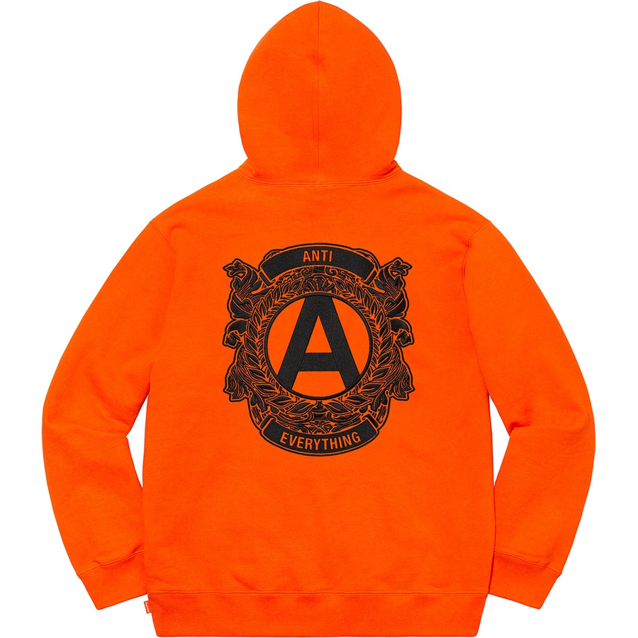 Details on Anti Hooded Sweatshirt Orange from fall winter
                                                    2020 (Price is $168)