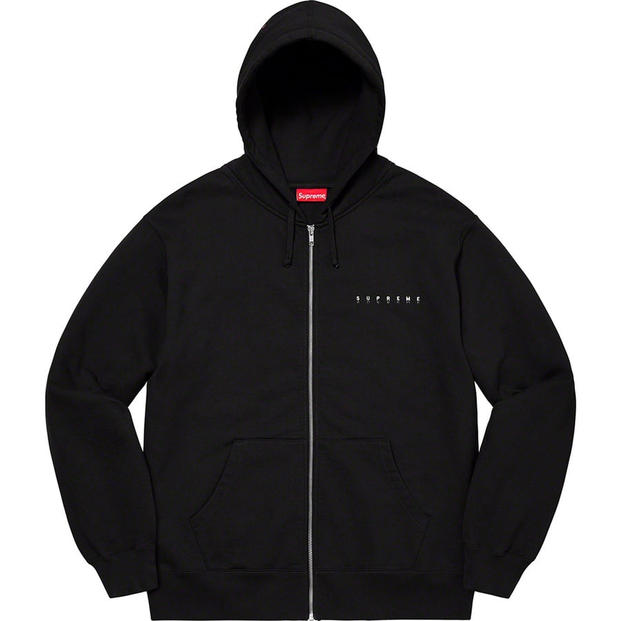 Details on Globe Zip Up Hooded Sweatshirt Black from fall winter
                                                    2020 (Price is $168)