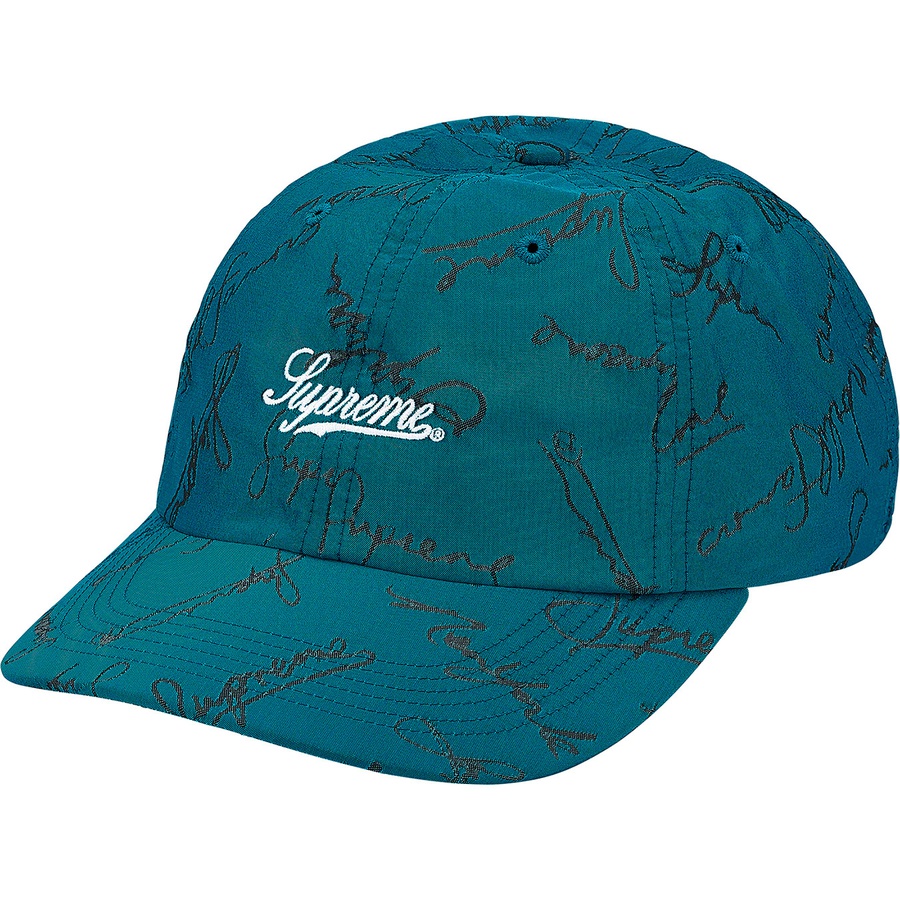 Details on Script Logos 6-Panel Bright Teal from fall winter
                                                    2020 (Price is $48)