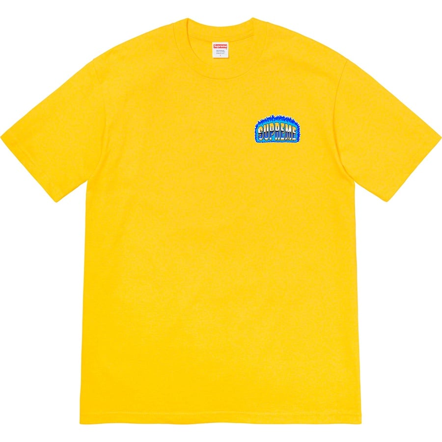 Details on Chrome Tee Yellow from fall winter
                                                    2020 (Price is $38)
