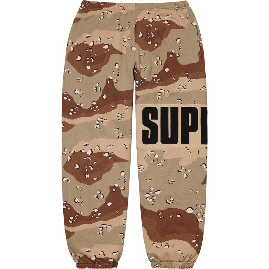 Details on Rib Sweatpant Chocolate Chip Camo from fall winter
                                                    2020 (Price is $148)