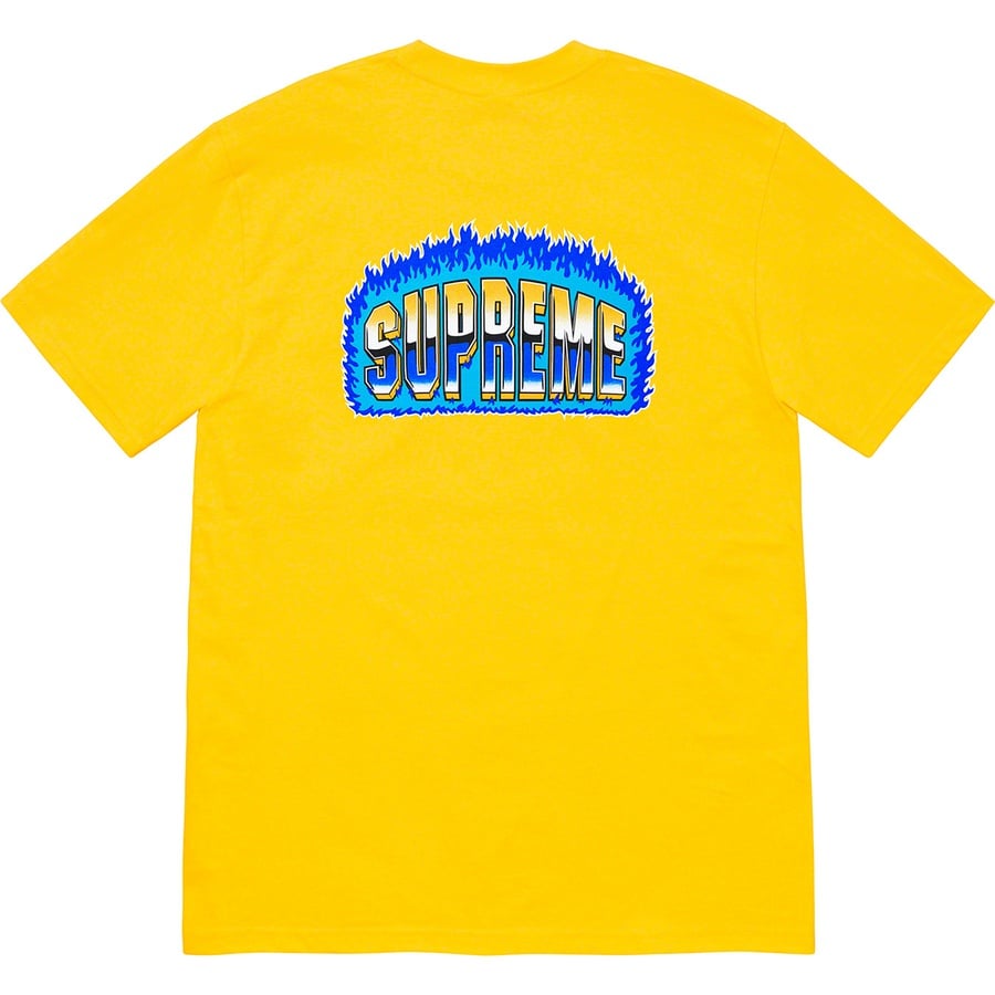 Details on Chrome Tee Yellow from fall winter
                                                    2020 (Price is $38)