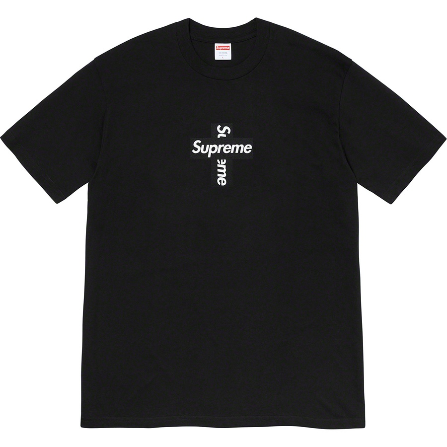 Details on Cross Box Logo Tee Black from fall winter
                                                    2020 (Price is $38)