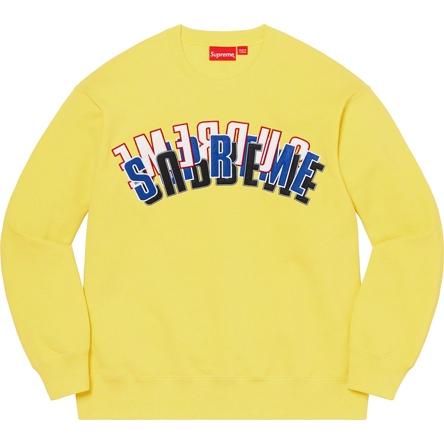 Details on Stacked Crewneck Light Lemon from spring summer
                                                    2021 (Price is $158)