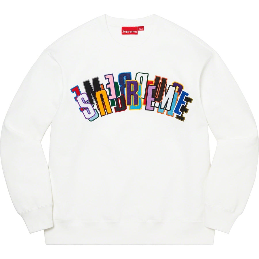 Details on Stacked Crewneck White from spring summer
                                                    2021 (Price is $158)