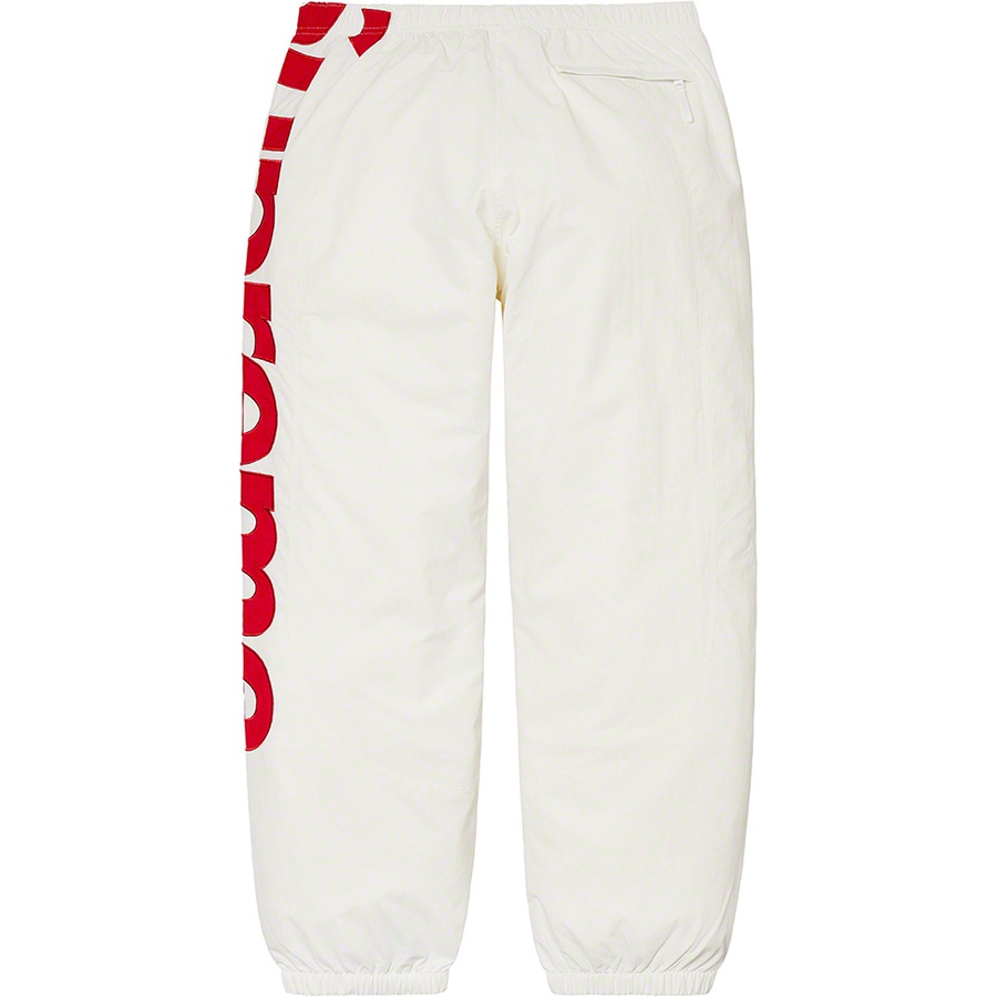 Details on Spellout Track Pant White from spring summer
                                                    2021 (Price is $138)