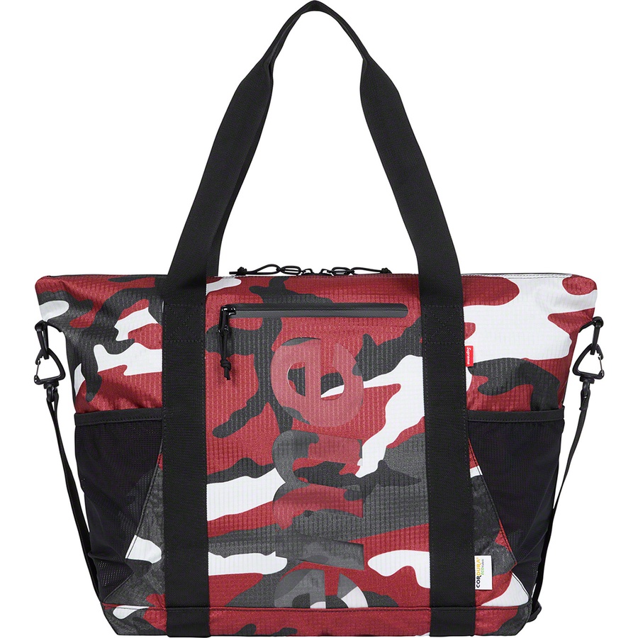 Details on Zip Tote Red Camo from spring summer
                                                    2021 (Price is $118)
