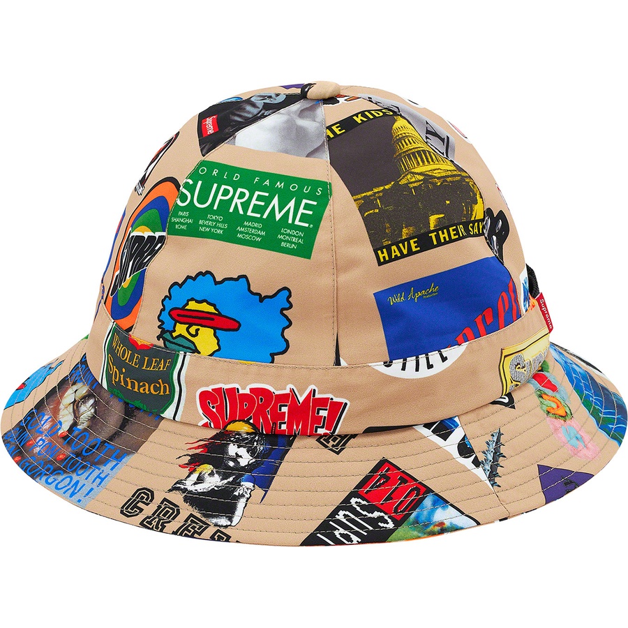 Details on GORE-TEX Bell Hat Tan Stickers from spring summer
                                                    2021 (Price is $60)
