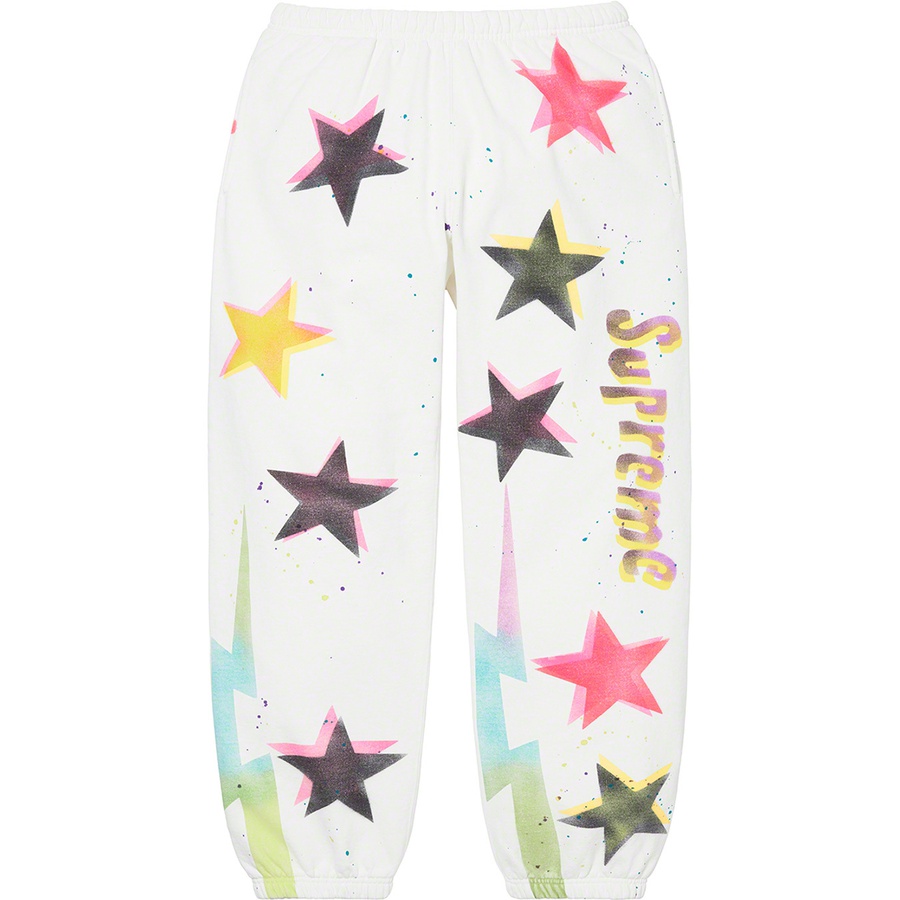 Details on Gonz Stars Sweatpant White from spring summer
                                                    2021 (Price is $198)