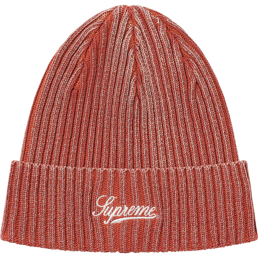 Details on Bleached Rib Beanie Burnt Orange from spring summer
                                                    2021 (Price is $38)
