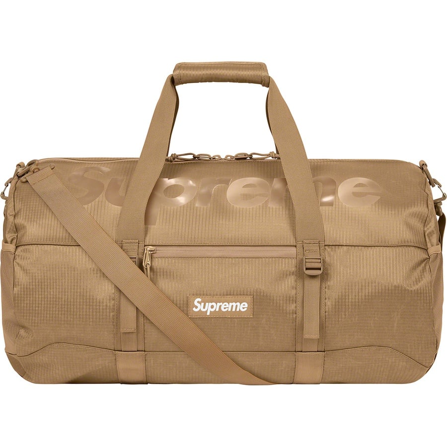 Details on Duffle Bag Tan from spring summer
                                                    2021 (Price is $148)