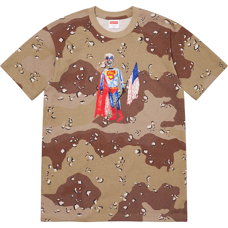 Details on Skeleton Tee Chocolate Chip Camo from spring summer
                                                    2021 (Price is $38)