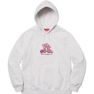 supreme dont care hooded sweatshirt