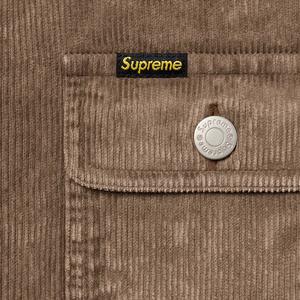 supreme washed corduroy shirt