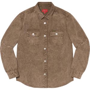 Washed Corduroy Shirt - spring summer 2021 - Supreme