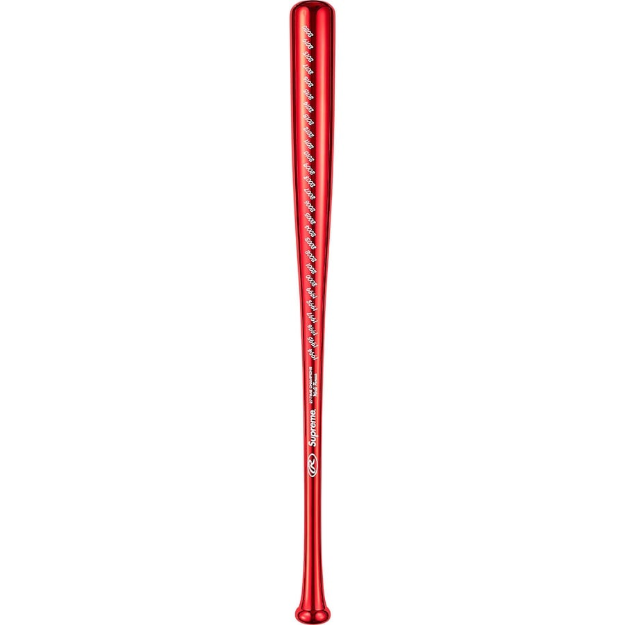 Details on Supreme Rawlings Chrome Maple Wood Baseball Bat Red from spring summer
                                                    2021 (Price is $248)