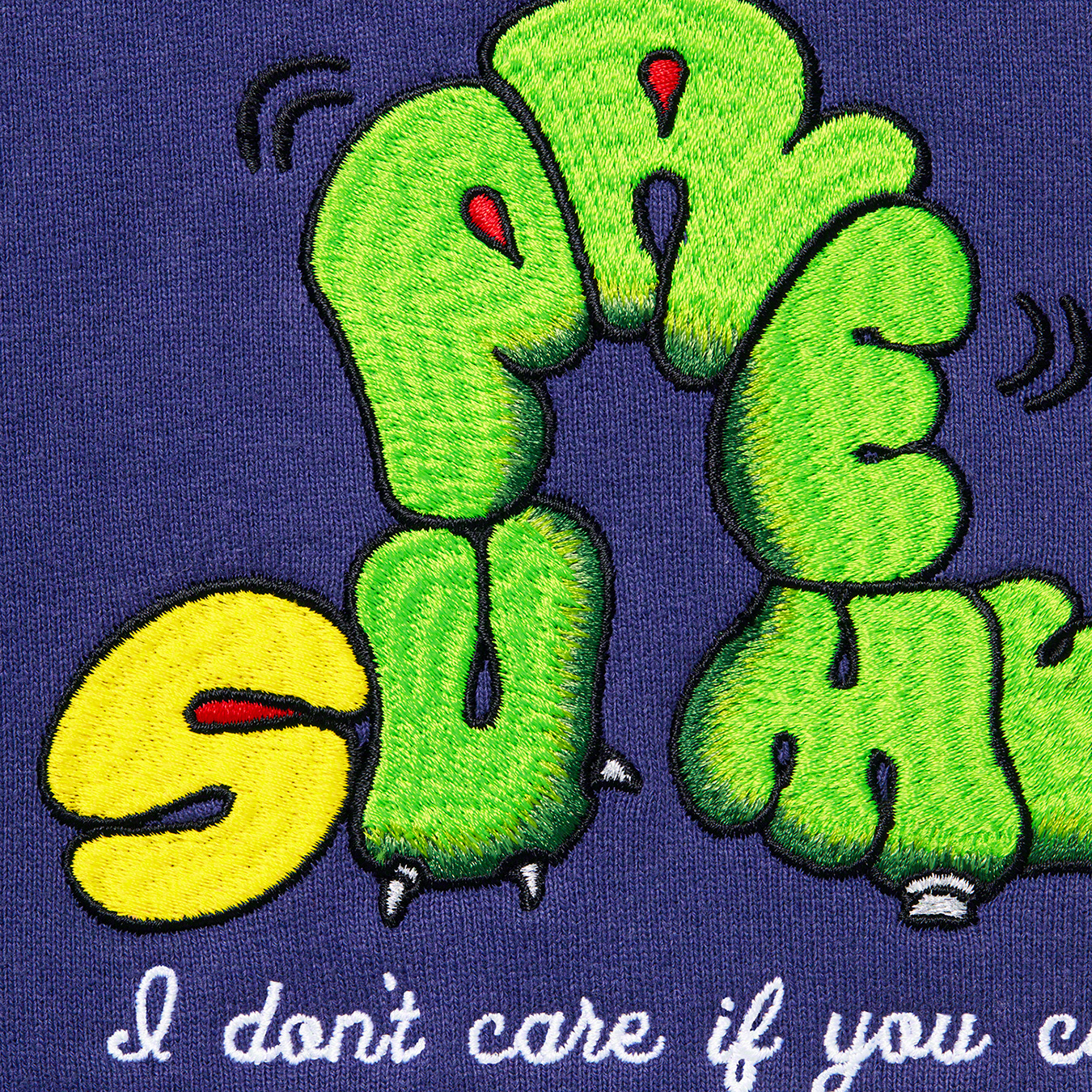 【supreme】Don't Care Hooded Sweatshirt