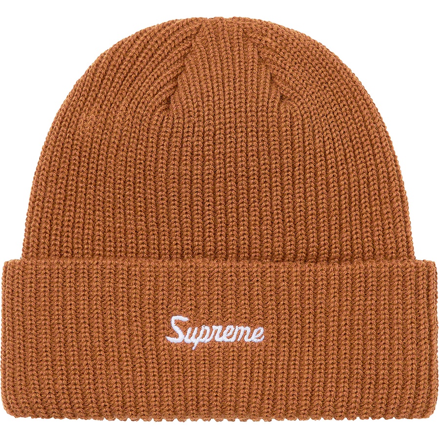 Details on Loose Gauge Beanie Tan from spring summer
                                                    2021 (Price is $32)