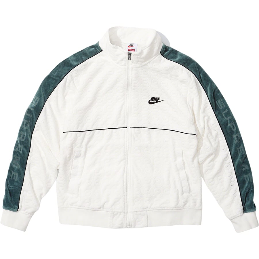 Details on Supreme Nike Velour Track Jacket  from spring summer
                                                    2021 (Price is $158)