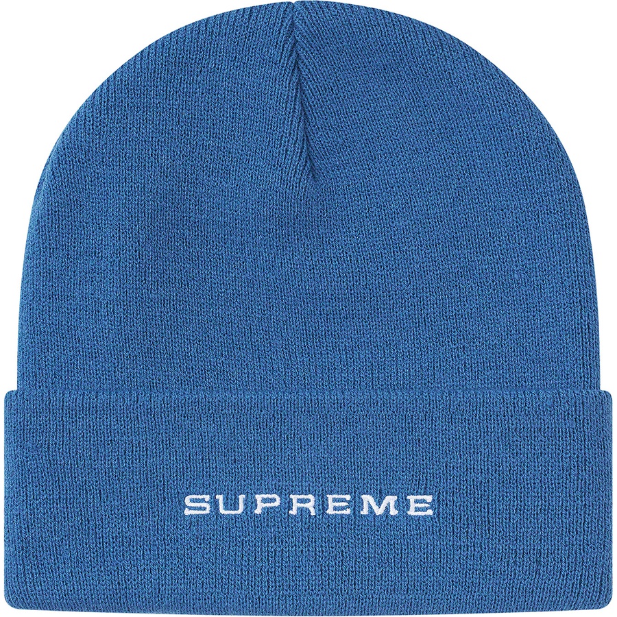 Details on Supreme Nike Snakeskin Beanie Blue from spring summer
                                                    2021 (Price is $38)