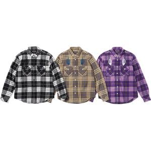 supreme hysteric glamour plaid flannel shirt