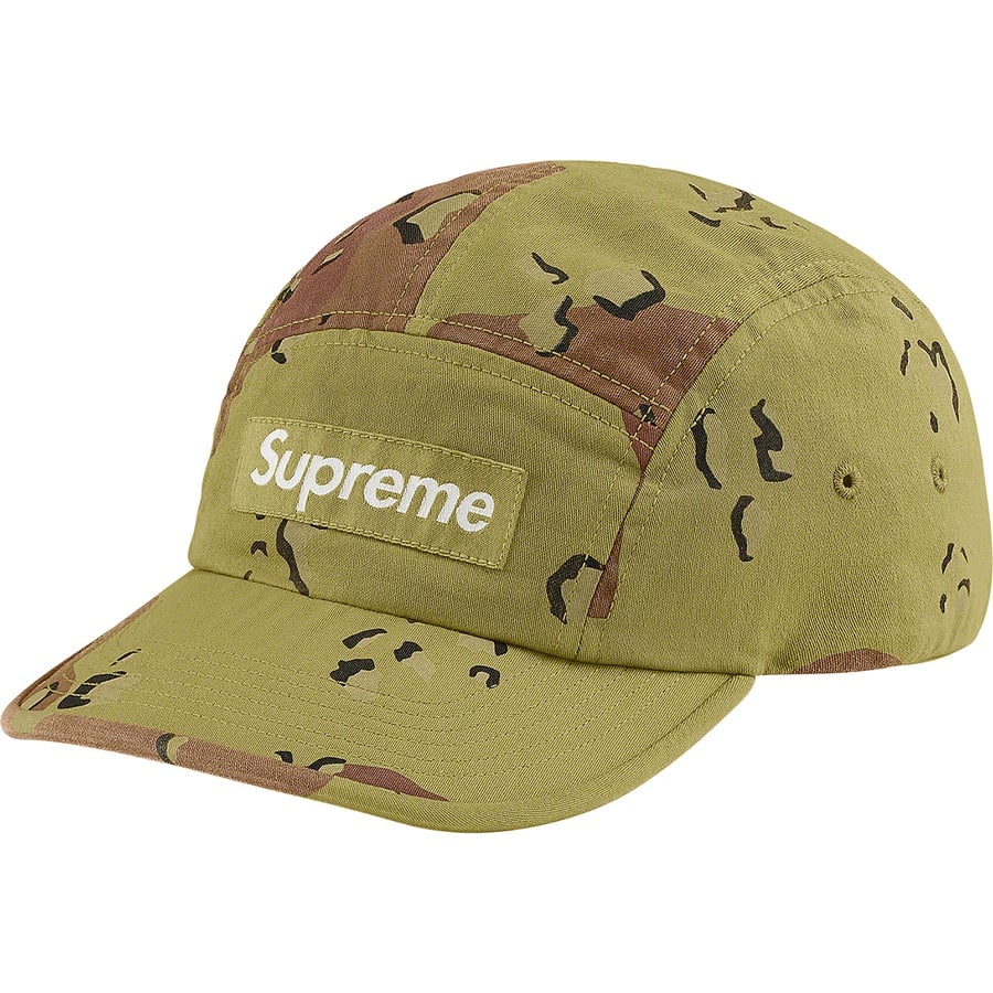 Details on Overdyed Camo Camp Cap Green from spring summer
                                                    2021 (Price is $54)